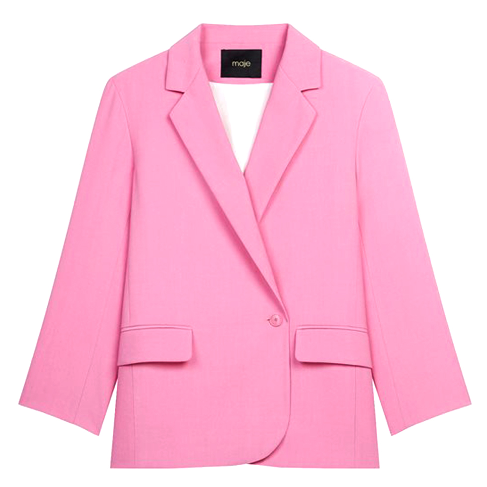 ροζ μακρύ σακάκι 